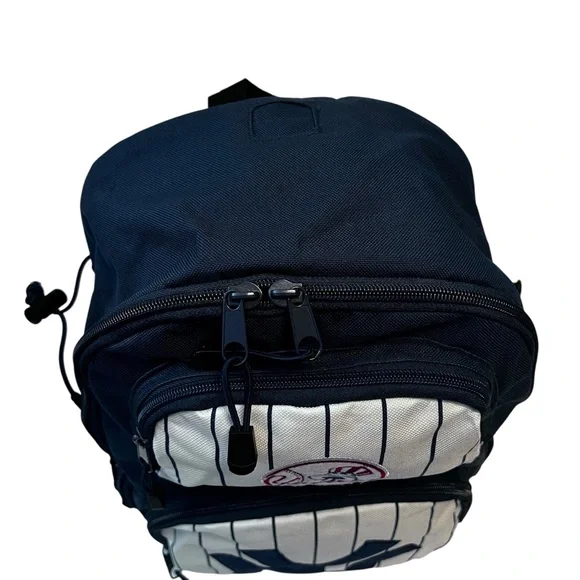 New York Yankees Backpack Pinstripe MLB Genuine Merchandise School Travel Bag - Picture 7 of 12